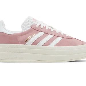 Adidas Gazelle Pink and White Women's Sneakers